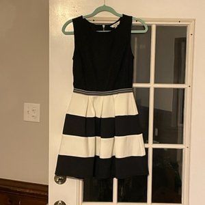 Speechless Black and White Dress